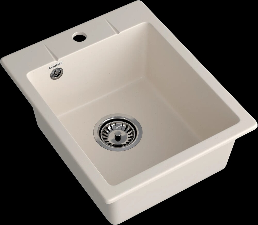 Мойка для кухни GranFest URBAN GF-URBAN 240 чаша 400*490мм (240 белый)