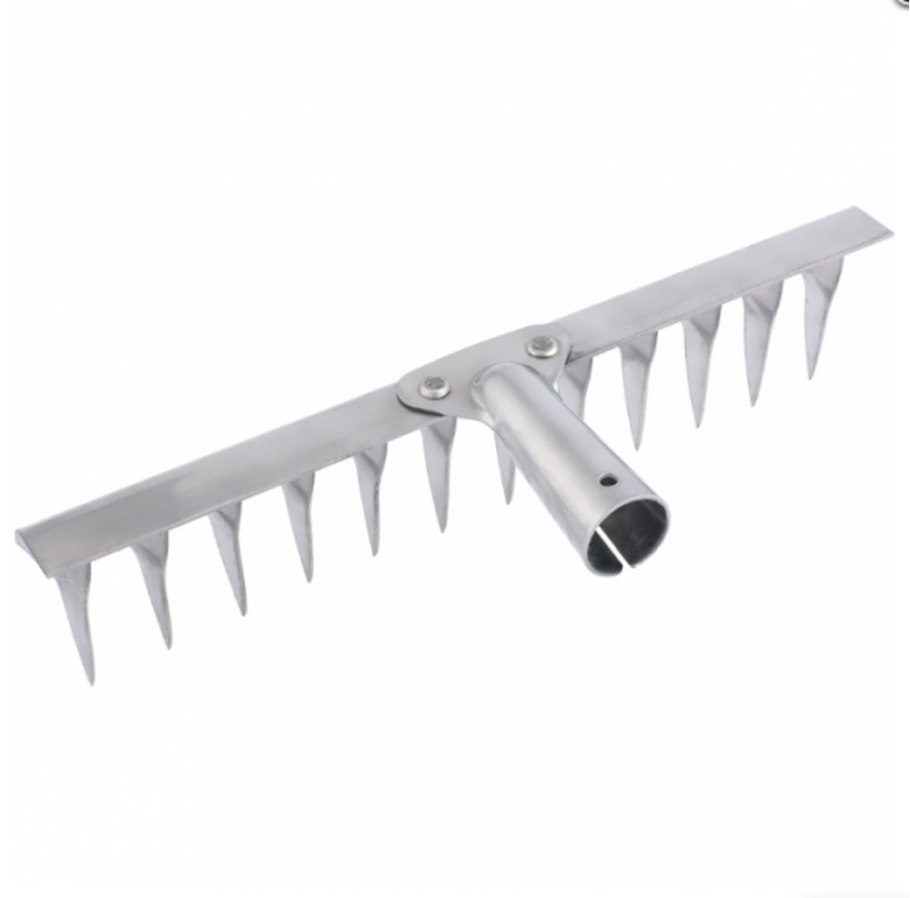 Грабли садово-огородные прямые НЕРЖ 16 зубые б/ч