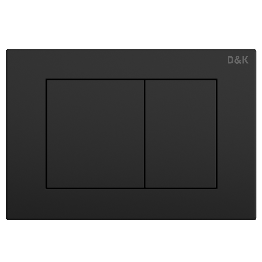 Инсталляция рамная скрытого монтажа D&K DI8540116, 400*165*1160мм (комплект 2 в 1) + клавиша Черный матовый  