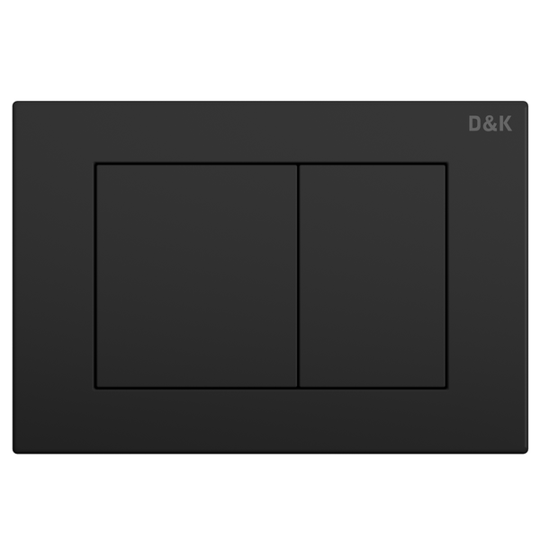 Инсталляция рамная скрытого монтажа D&K DI8540116, 400*165*1160мм (комплект 2 в 1) + клавиша Черный матовый  