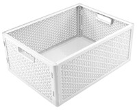 Ящик складной "Wenge" 4,3л, 240х160х110мм (светло-серый) 221306321/03 РАСПРОДАЖА