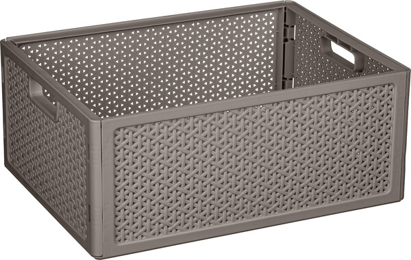 Ящик складной "Wenge" 4,3л, 240х160х110мм (серый) 221306335/04 РАСПРОДАЖА