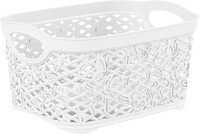Корзинка для хранения Keeplex Флора с ручками 3,3л 23,6х17,6х12,6см белое облако KL401110048 НОВИНКА