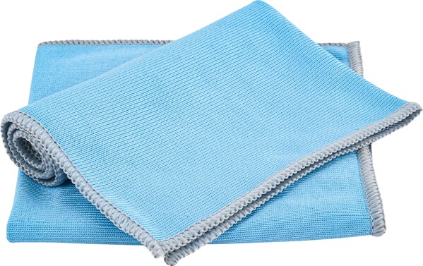 Салфетка для стекол и зеркал Rock'n'Roll, 30х30 см небесный SC690212046 