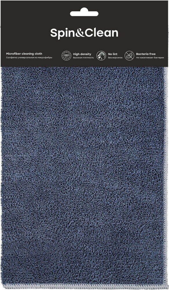 Салфетка универсальная из микрофибры Rock'n'Roll, 30х30 см, антрацит SC690112003 