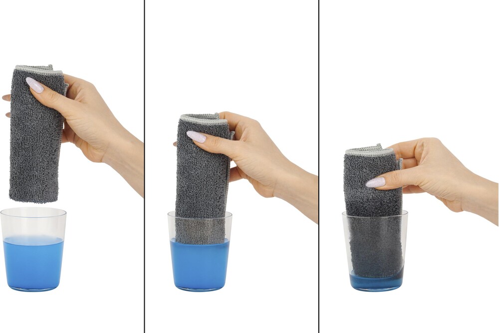 Салфетка универсальная из микрофибры Rock'n'Roll, 30х30 см, антрацит SC690112003 