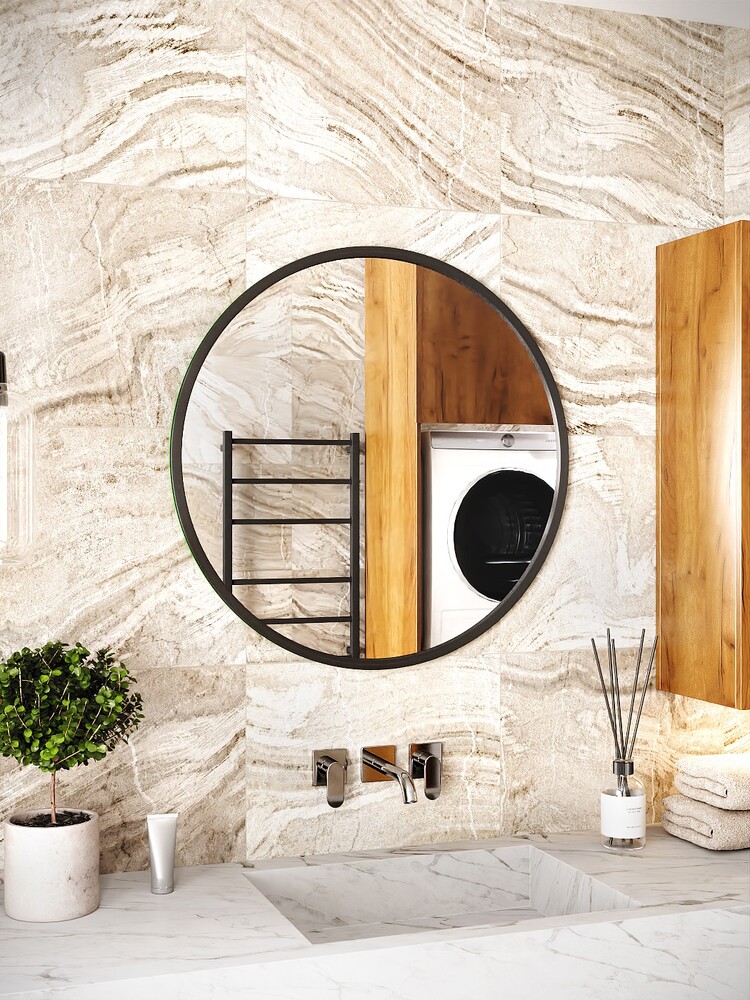 Зеркало SANTREK HOME Лофт "Конталь" 700*700 (круг)