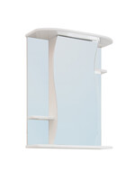 Зеркало-шкаф SANTREK HOME "Лилия 55" (Белый) 550х700х234