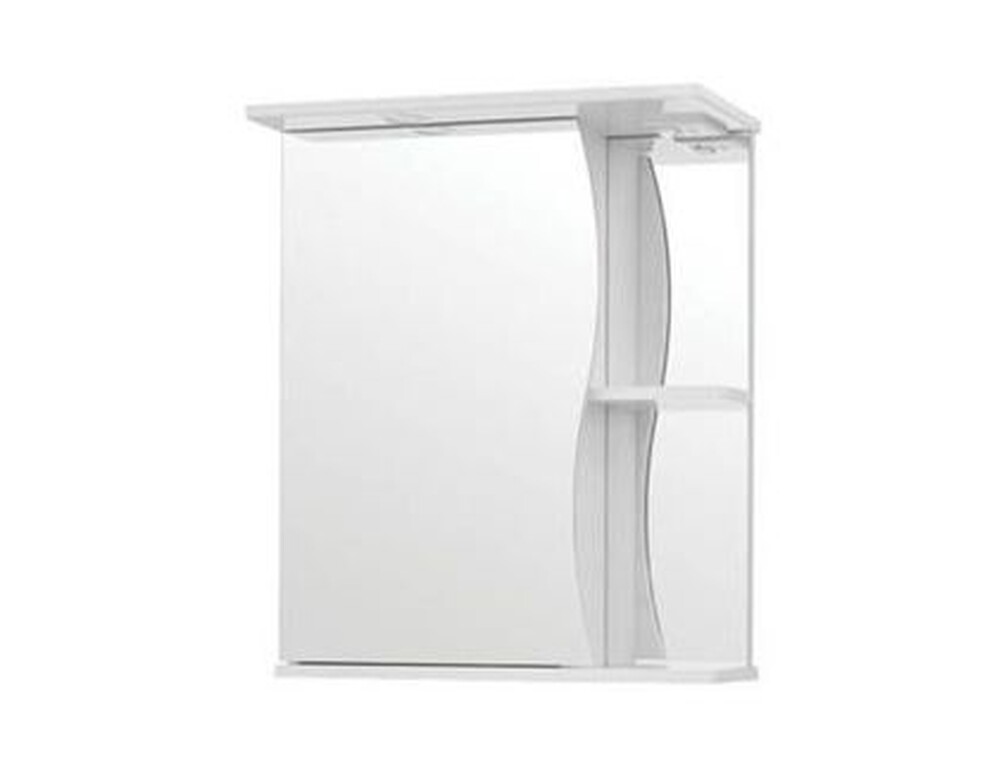 Зеркало-шкаф SANTREK HOME "Волна-50" Левый 500х700х234