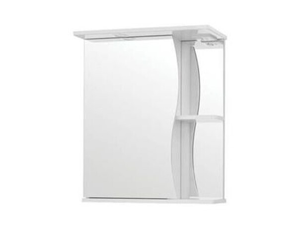 Зеркало-шкаф SANTREK HOME "Волна-50" Левый 500х700х234