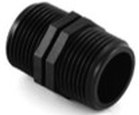 Ниппель соед. 1`` Нар.Р.*1`` Нар.Р. PP пластик