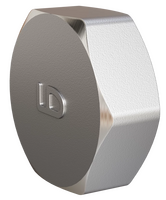 Заглушка 1/2" на трубу LD Pride латунь никель