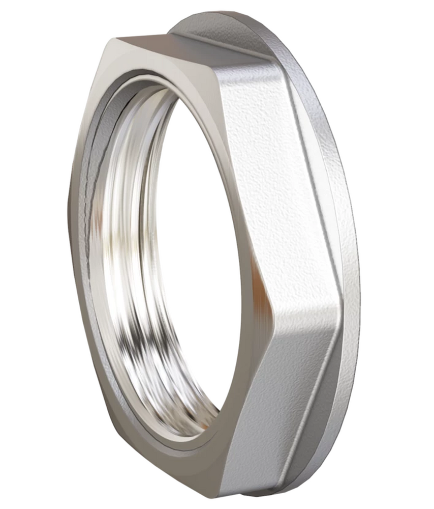 Контргайка 1/2" LD Pride латунь никель