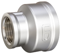 Муфта перех. 3/4"- 1/2" LD Pride латунь никель