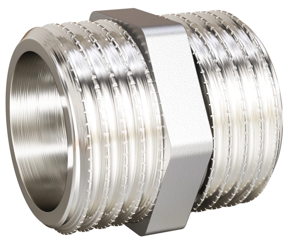 Ниппель 1" LD Pride латунь никель