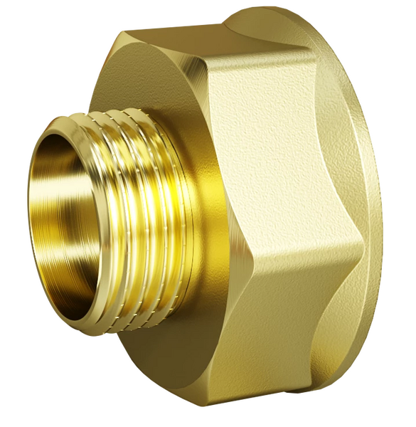 Переходник 1/2"- 3/8" г/ш LD Pride латунь
