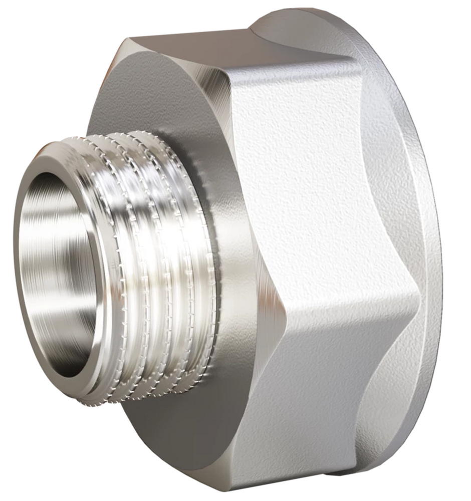 Переходник 1/2"- 3/8" г/ш LD Pride латунь никель