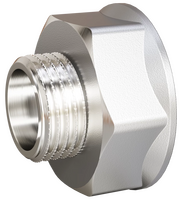 Переходник 1/2"- 3/8" г/ш LD Pride латунь никель