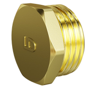 Заглушка 3/4" в трубу LD Pride латунь