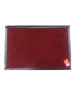 Коврик придверный влаговпитывающий с рельефом 50*80 бордо (1003)