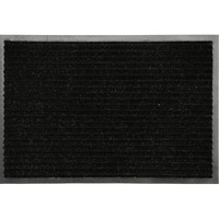 Коврик придверный влаговпитывающий с рельефом 50*80 черный (1006)