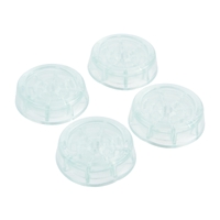 Подставка для стиральной машины полимер (4шт) (круг) ПРОЗРАЧНЫЙ