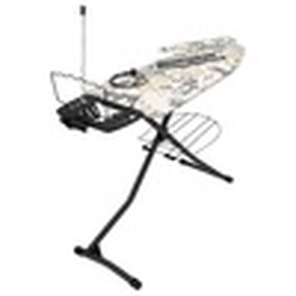 Гладильная доска "НИКА-ГРАНТ" тефлон р-р 122х44см (Металлокар,полка д/белья,элек.удлин.+держ.д/пров) НГТ