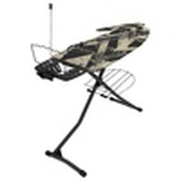 Гладильная доска "НИКА-ГРАНТ" тефлон р-р 122х44см (Металлокар,полка д/белья,элек.удлин.+держ.д/пров) НГТ