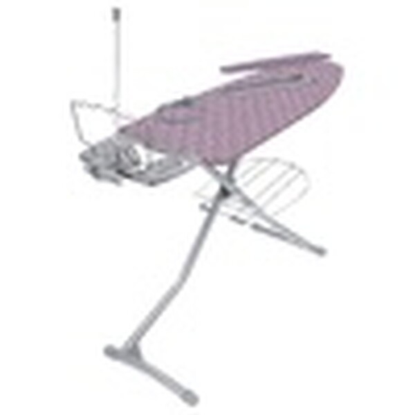 Гладильная доска "НИКА-ГРАНТ" тефлон р-р 122х44см (Металлокар,полка д/белья,элек.удлин.+держ.д/пров) НГТ