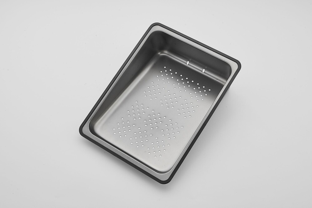 S-SC001Q Мойка для кухни р-р: 750х460х220мм прямоугольная, графит (2 места)