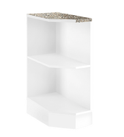 Стол-полка 300 левый цвет Белый столешница Гранит SANTREK HOME (ЛДСП)