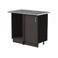 Рабочий стол угловой универсальный 100 цвет Венге столешница Гранит SANTREK HOME (ЛДСП)