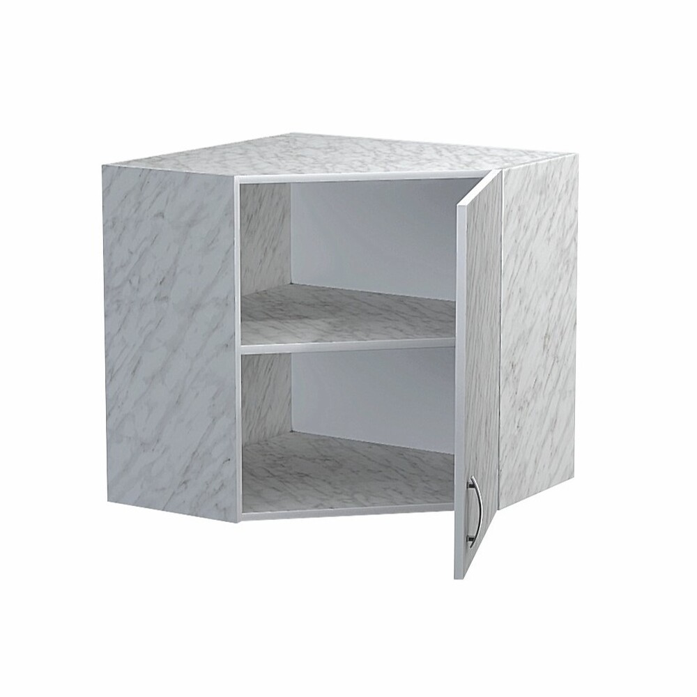 Шкаф угловой 60*60 цвет Карара SANTREK HOME (ЛДСП)