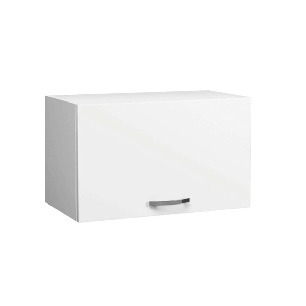 Шкаф горизонтальный над вытяжкой 50 цвет Белый SANTREK HOME (ЛДСП)