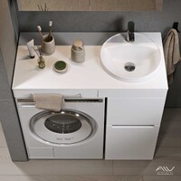 Столешница COSMETIC-95 (под ум. ART INSIDE) белый Alavann