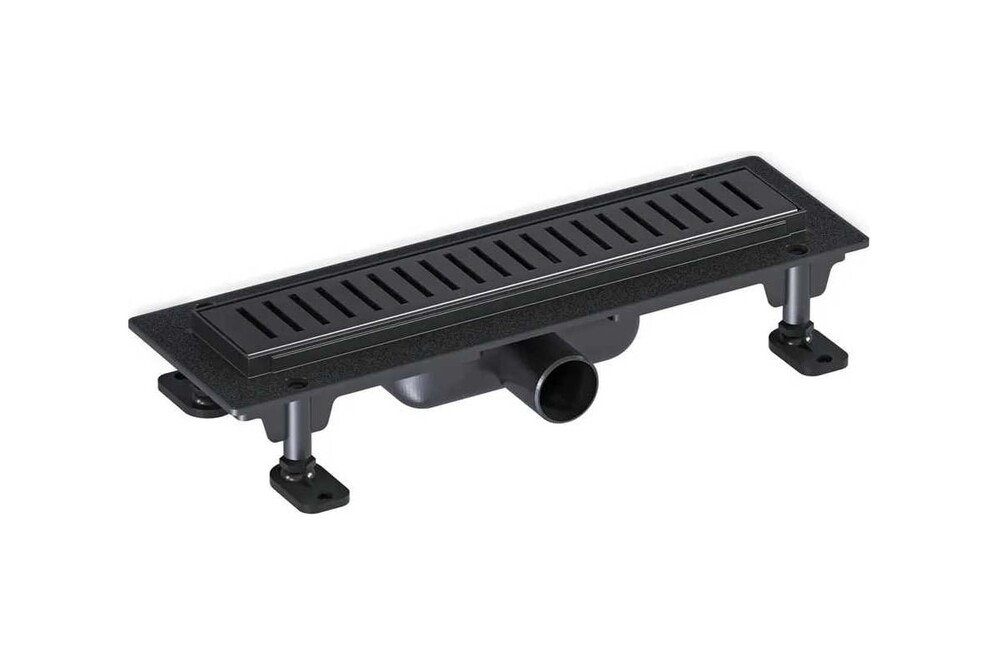 Трап 650 (чёрный, с прорезями, комб.затв.) GOOD DOOR ТЛ00028