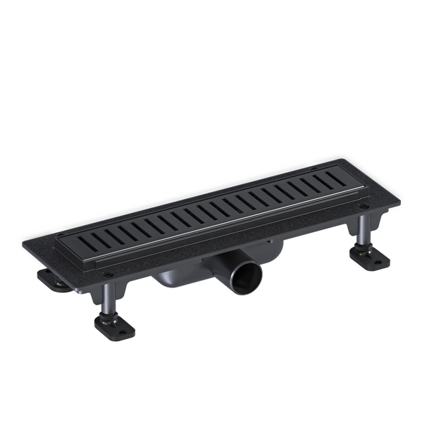 Трап 350 (чёрный, с прорезями, комб. затв.) GOOD DOOR ТЛ00025