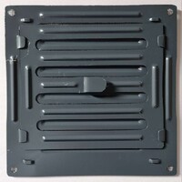 Решетка вентиляционная регулируемая Р-150 (200*200) графит