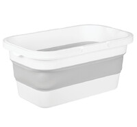 Ведро складное Прямоугольное ФЛЕКС 16л Смоки (М-Пластика) (М 2427) 