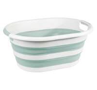 Таз складной ФЛЕКС 38л овальный Морская волна (М-Пластика) (М2515)