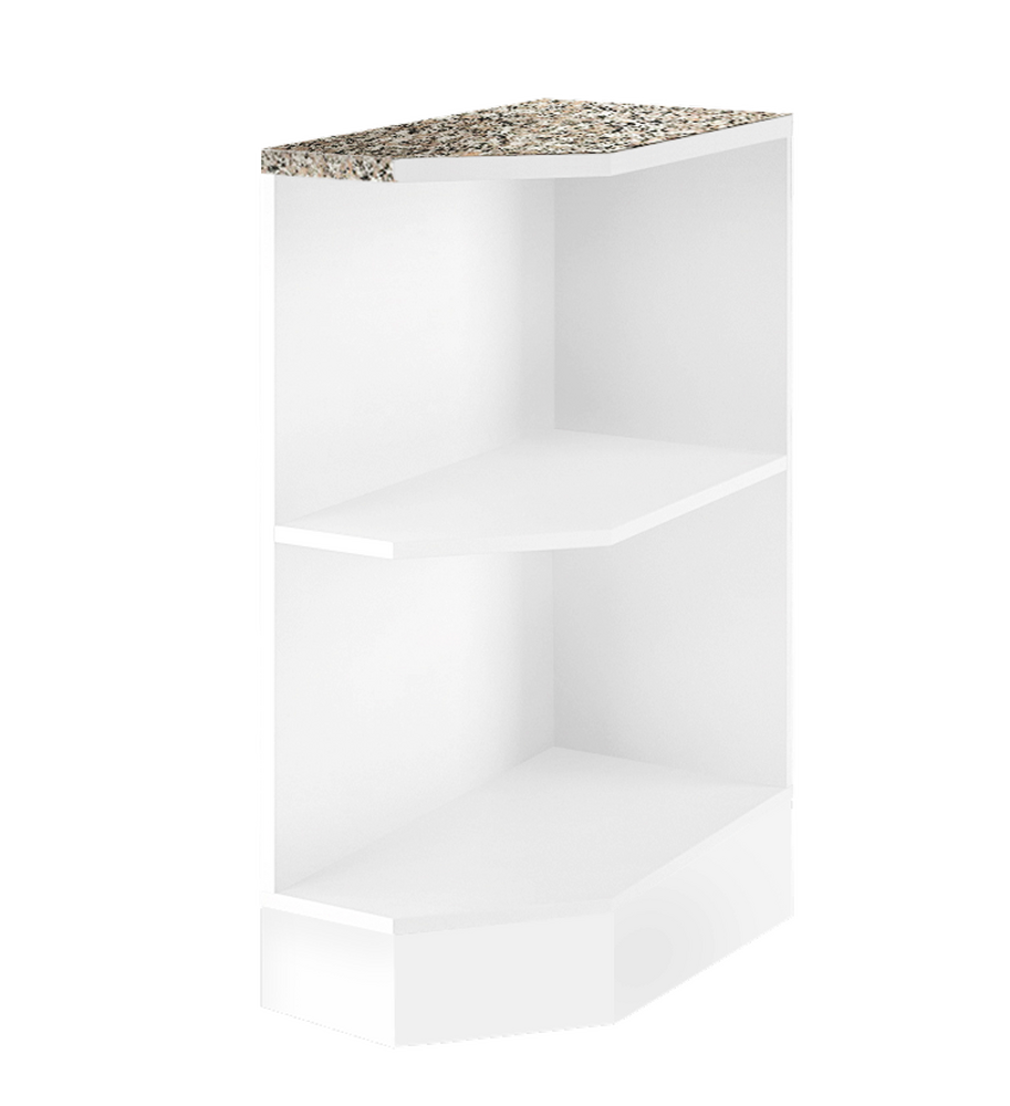 Стол-полка 300 правый цвет Белый столешница Гранит SANTREK HOME (ЛДСП)