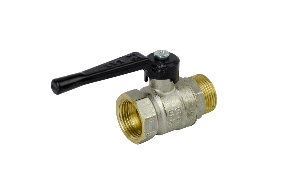 Кран вода 11Б27п1 ДУ-20 3/4 г/ш руч. НИКЕЛЬ БОЛОГОЕ   