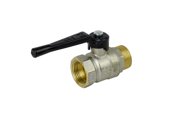 Кран вода 11Б27п1 ДУ-20 3/4 г/ш руч. НИКЕЛЬ БОЛОГОЕ   