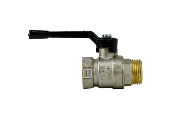 Кран вода 11Б27п1 ДУ-20 3/4 г/ш руч. НИКЕЛЬ БОЛОГОЕ   