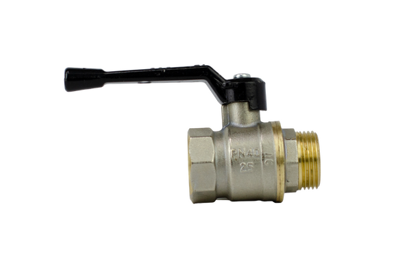 Кран вода 11Б27п1 ДУ-25 1 г/ш руч. НИКЕЛЬ БОЛОГОЕ