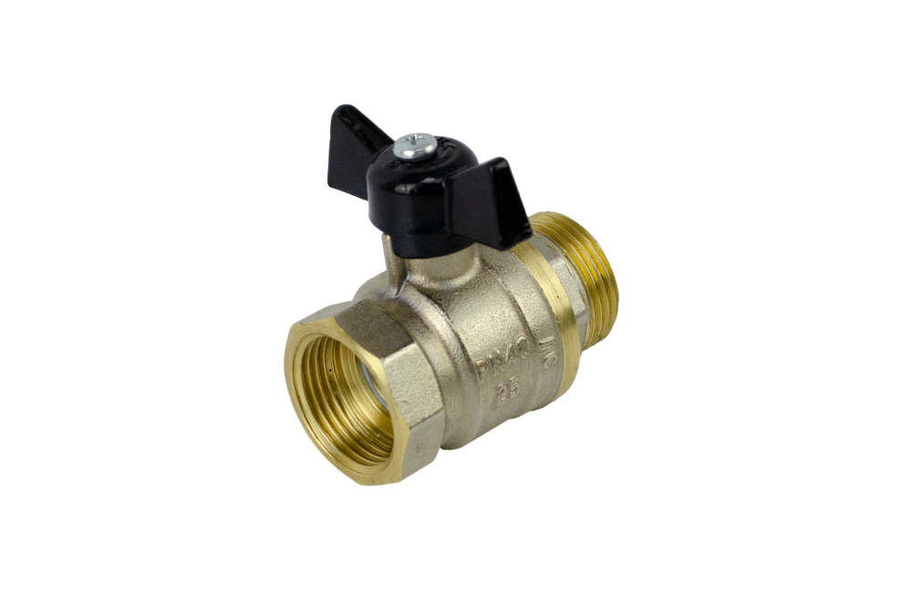 Кран вода 11Б27п1 ДУ-25 1 г/ш баб. НИКЕЛЬ БОЛОГОЕ