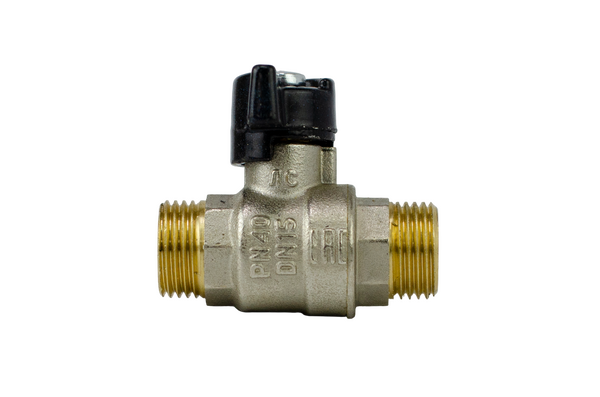 Кран вода 11Б27п1 ДУ-15 1/2 ш/ш баб НИКЕЛЬ БОЛОГОЕ