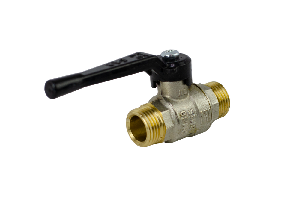 Кран вода 11Б27п1 ДУ-15 1/2 ш/ш руч НИКЕЛЬ БОЛОГОЕ