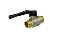 Кран вода 11Б27п1 ДУ-15 1/2 ш/ш руч НИКЕЛЬ БОЛОГОЕ