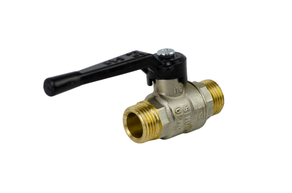 Кран вода 11Б27п1 ДУ-15 1/2 ш/ш руч НИКЕЛЬ БОЛОГОЕ